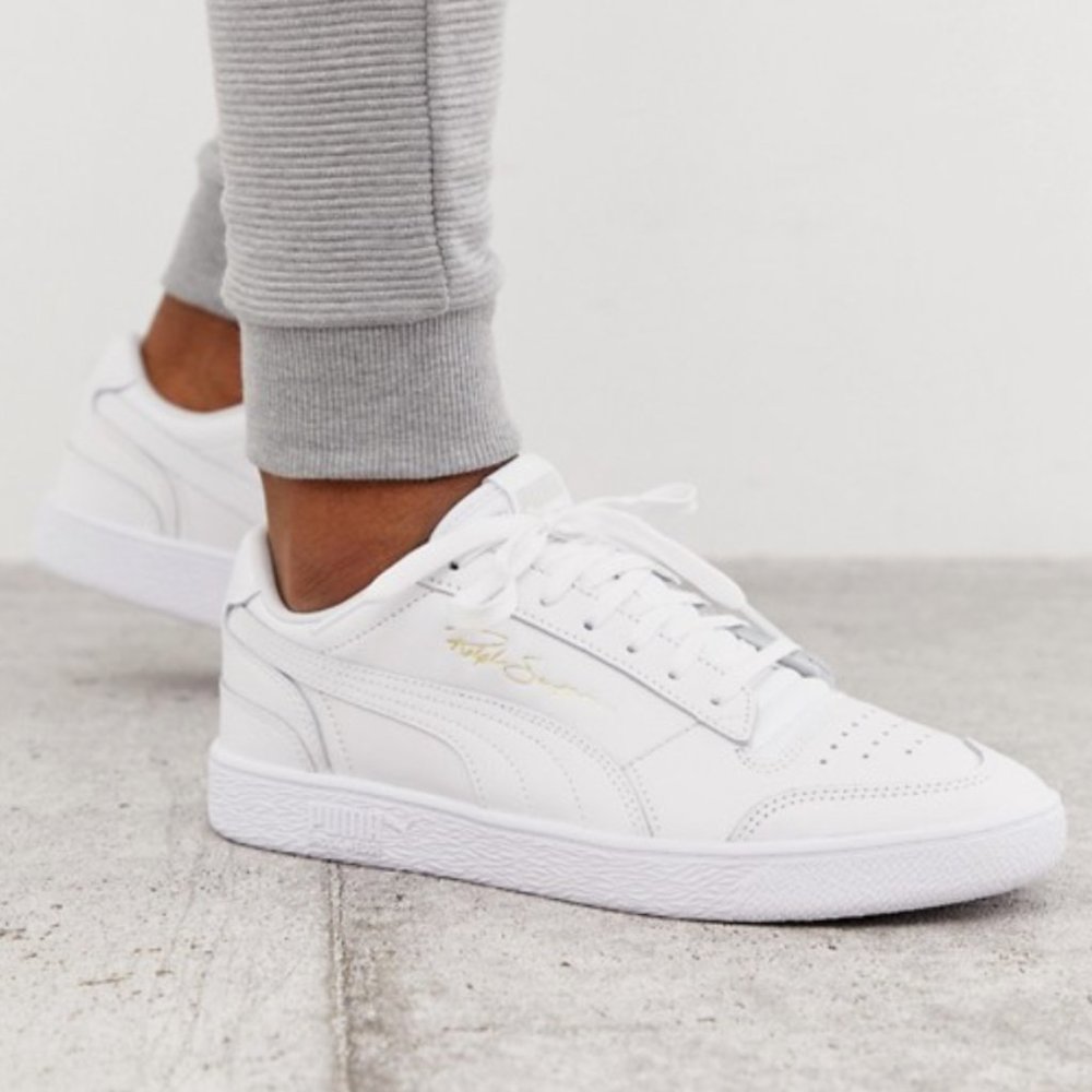 NEW Puma Ralph Sampson Lo sneakers Triple White 11